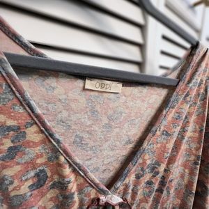 Long Sleeve V-Neck Top - Chic Soul - ODDY